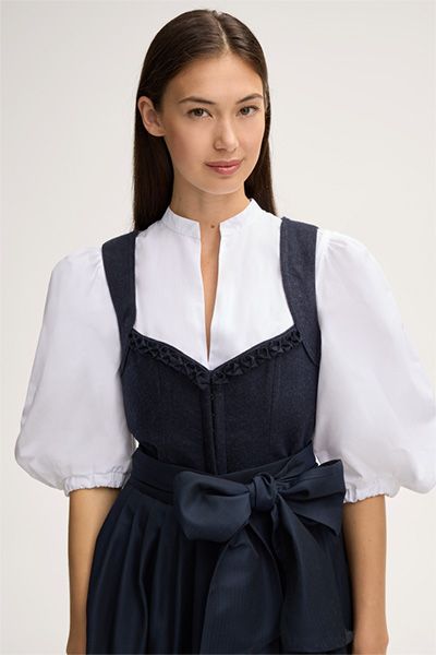 windsor x CocoVero Marineblaues Dirndl Annelie Midikleid Loden Mieder