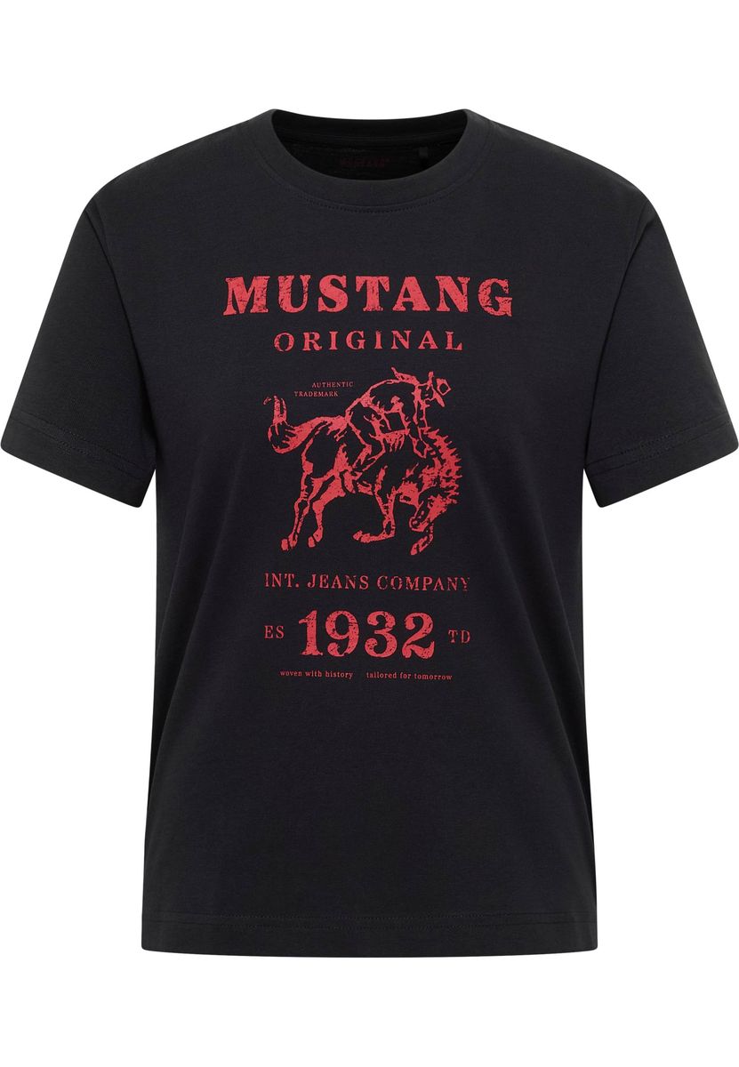 T-Shirt mit Grafikdruck und Rundhalsausschnitt