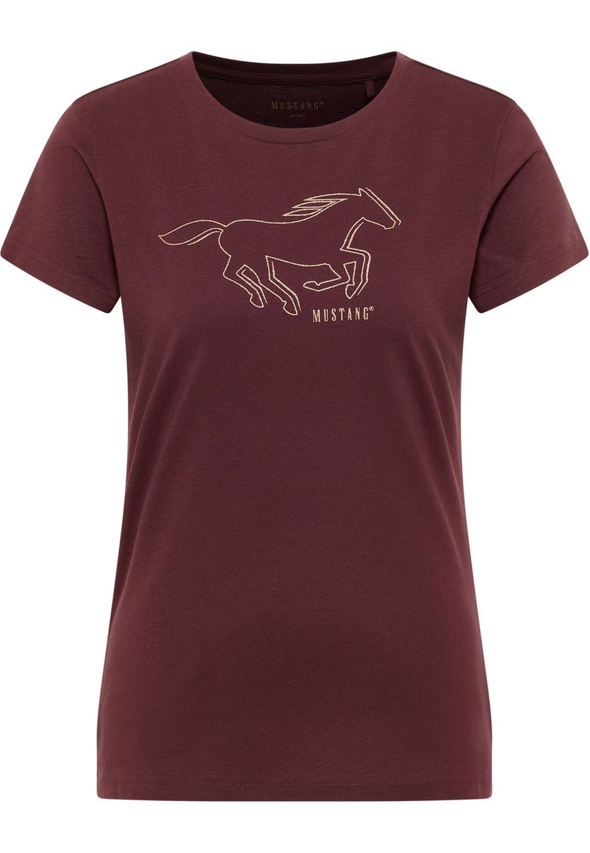 Damen T-Shirt in klassischer Passform mit Grafik