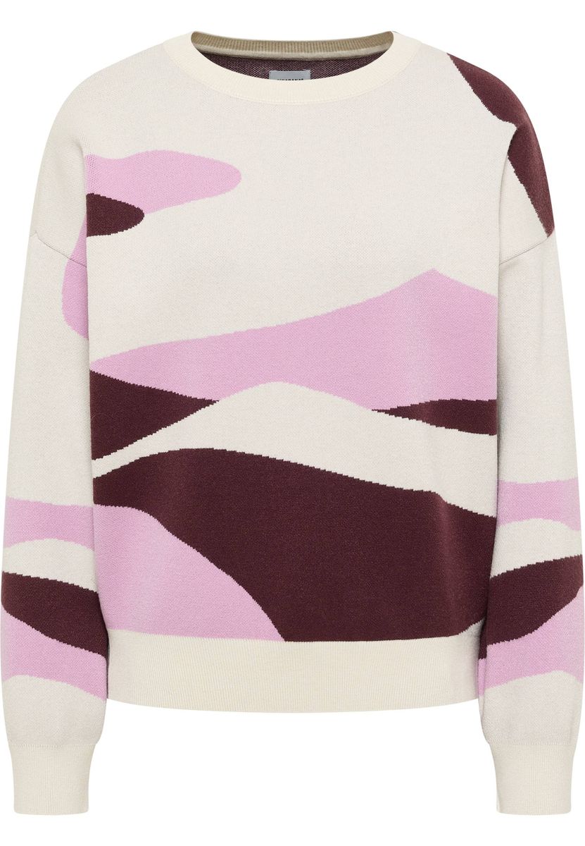 Strickpullover mit abstraktem Muster