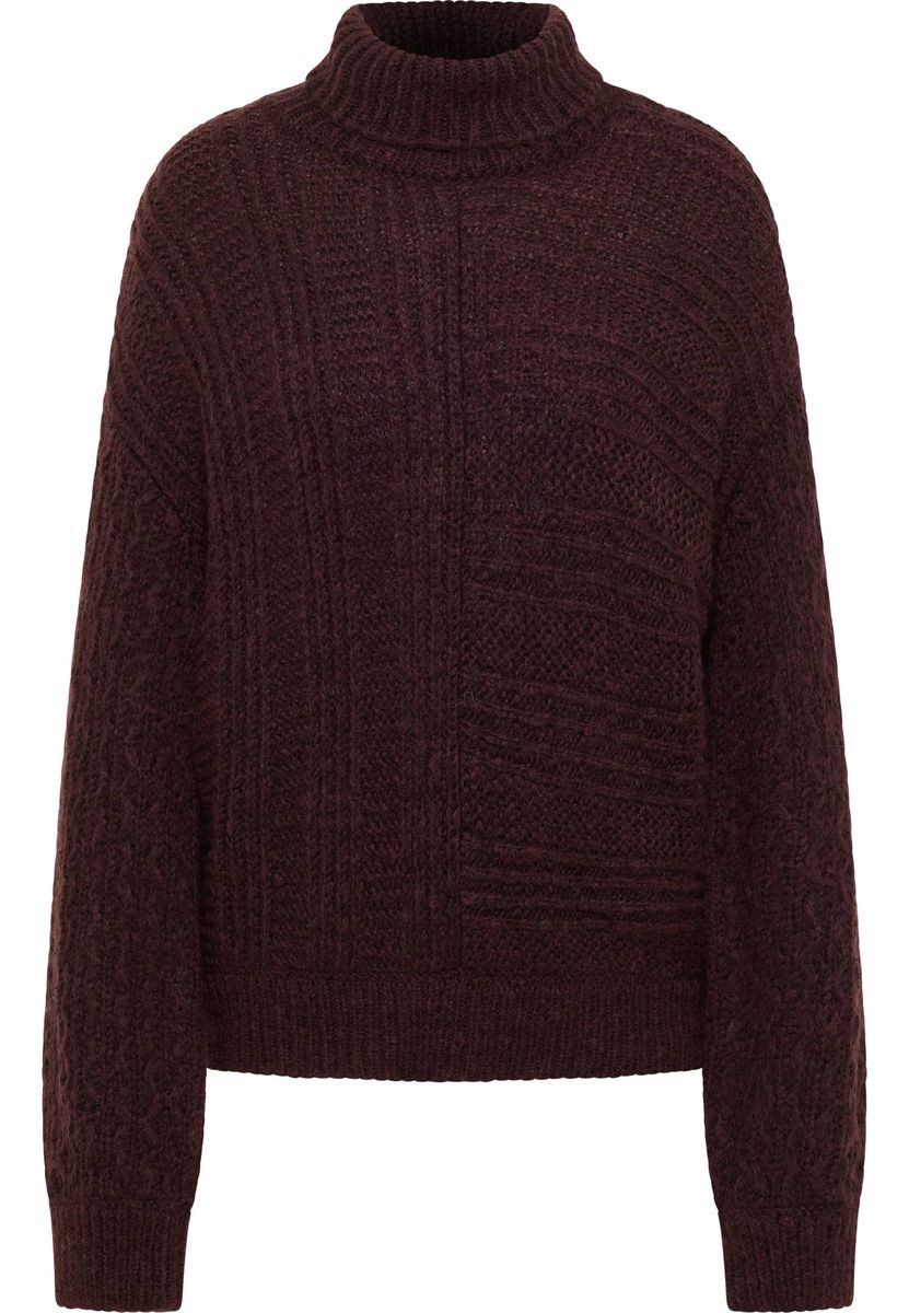 Kuscheliger Strickpullover mit Rollkragen