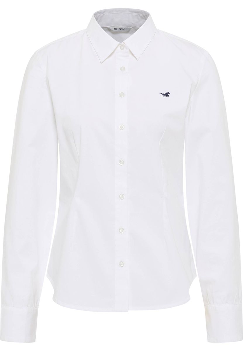 Klassisches tailliertes Langarmhemd