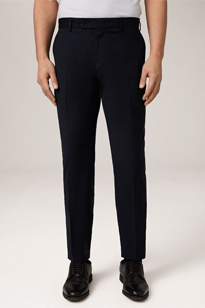 Travel-Baukasten Anzughose Peso in Dunkelblau Schurwolle