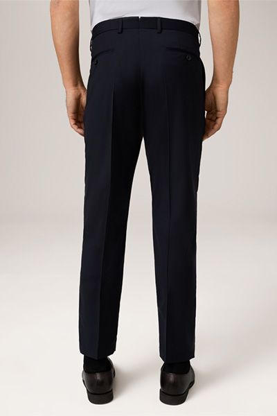 Travel-Baukasten Anzughose Peso in Dunkelblau Schurwolle