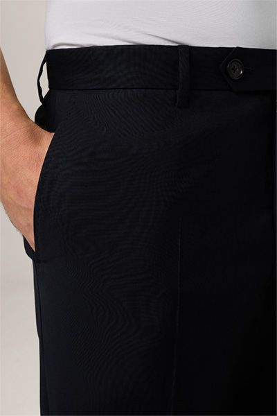 Travel-Baukasten Anzughose Peso in Dunkelblau Schurwolle