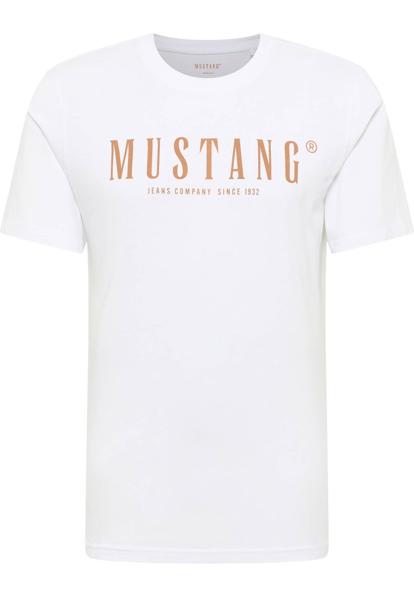 Klassisches Baumwoll-T-Shirt mit Logo-Print