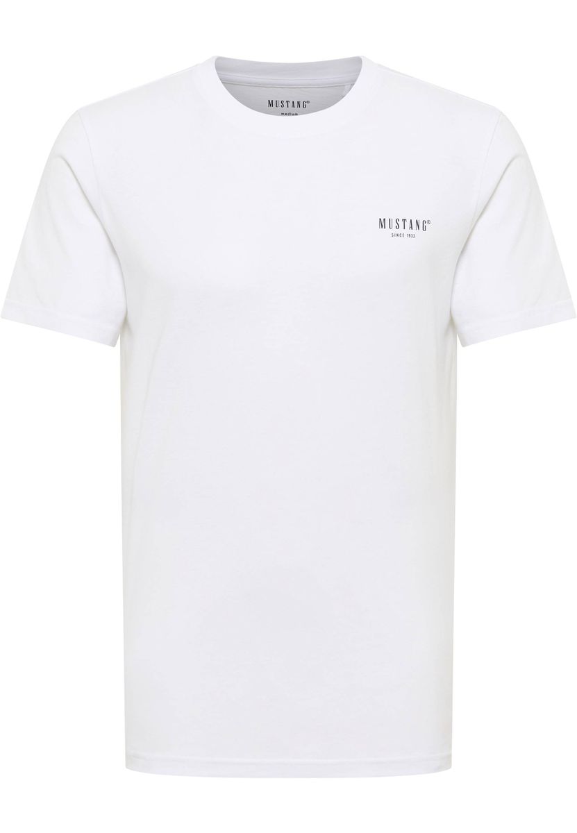 Klassisches Baumwoll-T-Shirt mit Logo-Print