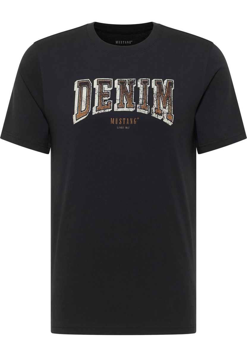 Herren T-Shirt mit Grafikdruck aus Baumwolle