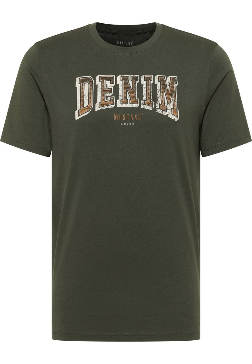 Lässiges Baumwoll-T-Shirt mit Grafikprint