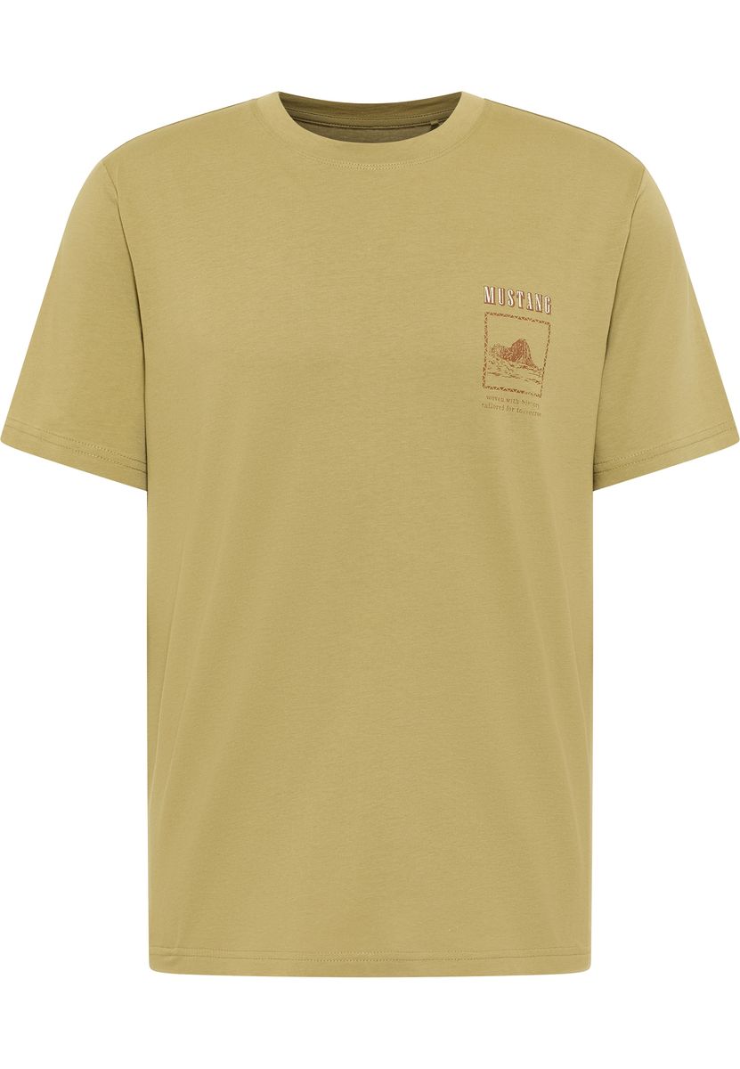 Lässiges Baumwoll-T-Shirt mit Grafikprint