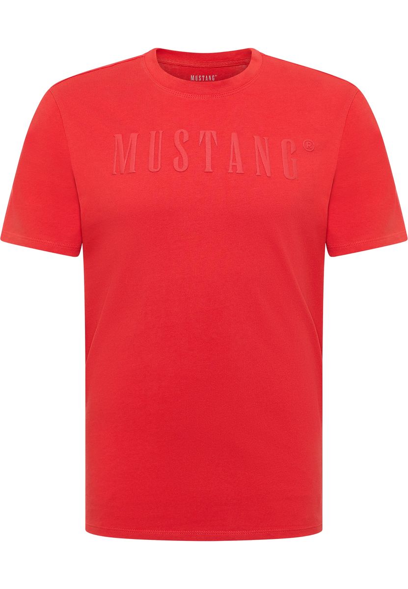 Klassisches Baumwoll-T-Shirt mit Rundhalsausschnitt und Logo