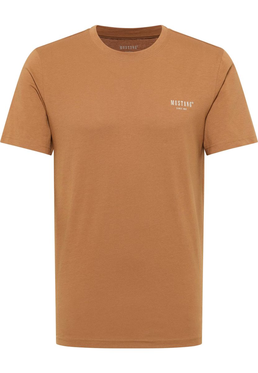 Klassisches Baumwoll-T-Shirt mit Logo-Print