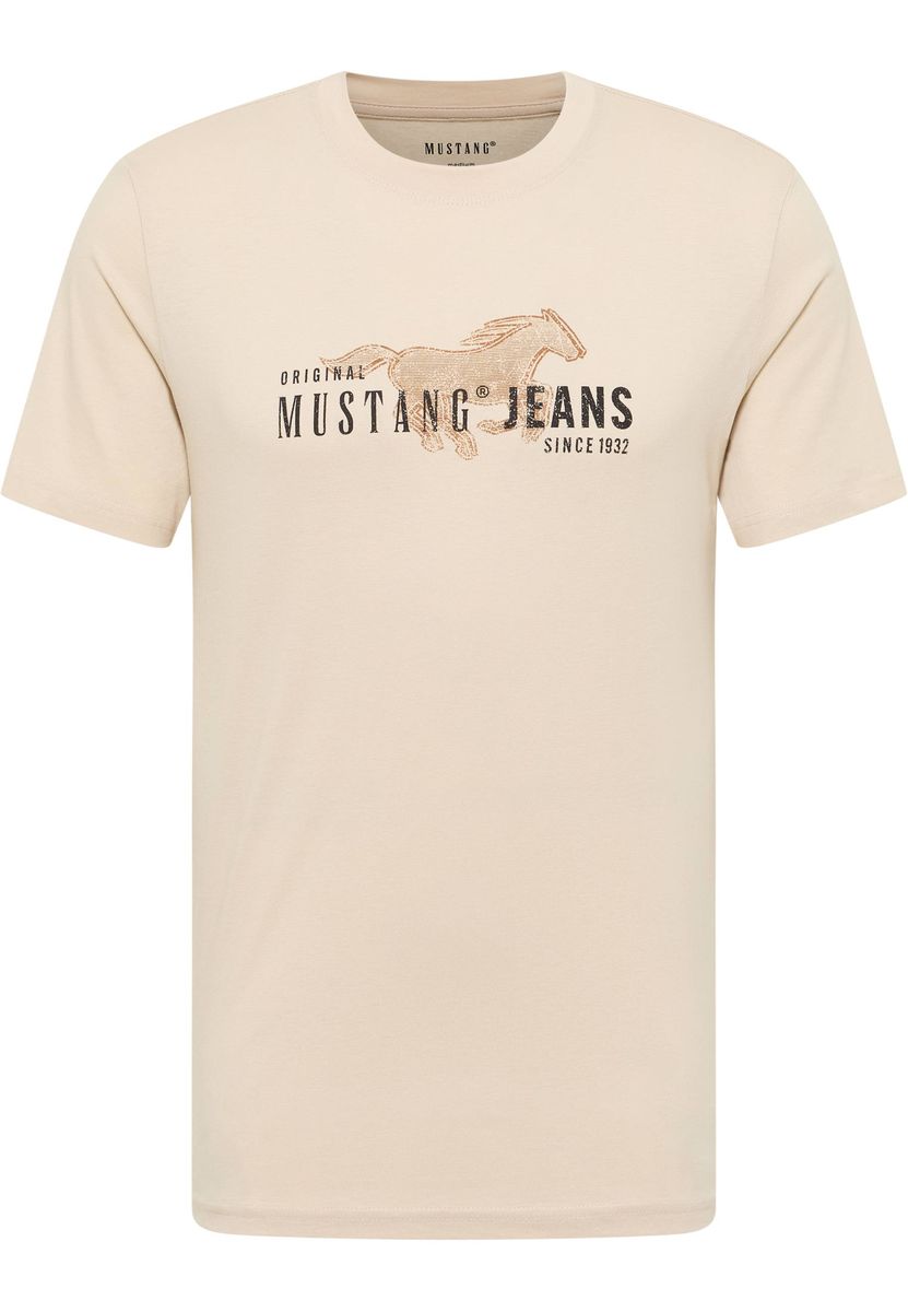 Klassisches Baumwoll-T-Shirt mit Grafikprint