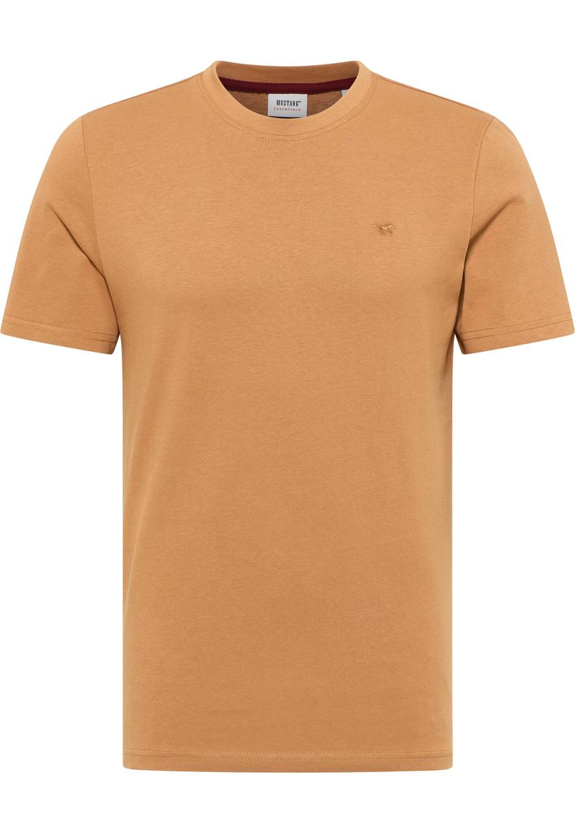 Lässiges Baumwoll-T-Shirt mit Rundhalsausschnitt