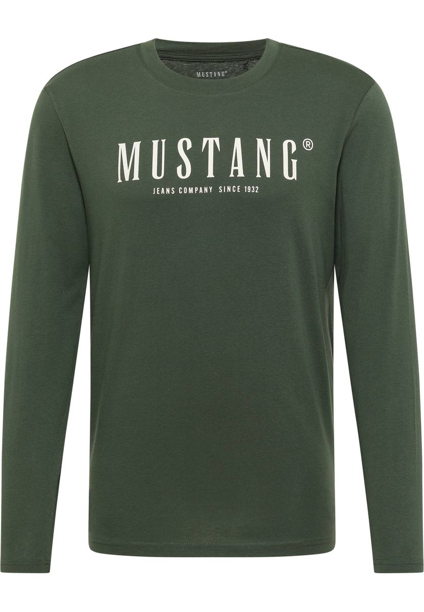 Klassisches Langarm Logo T-Shirt