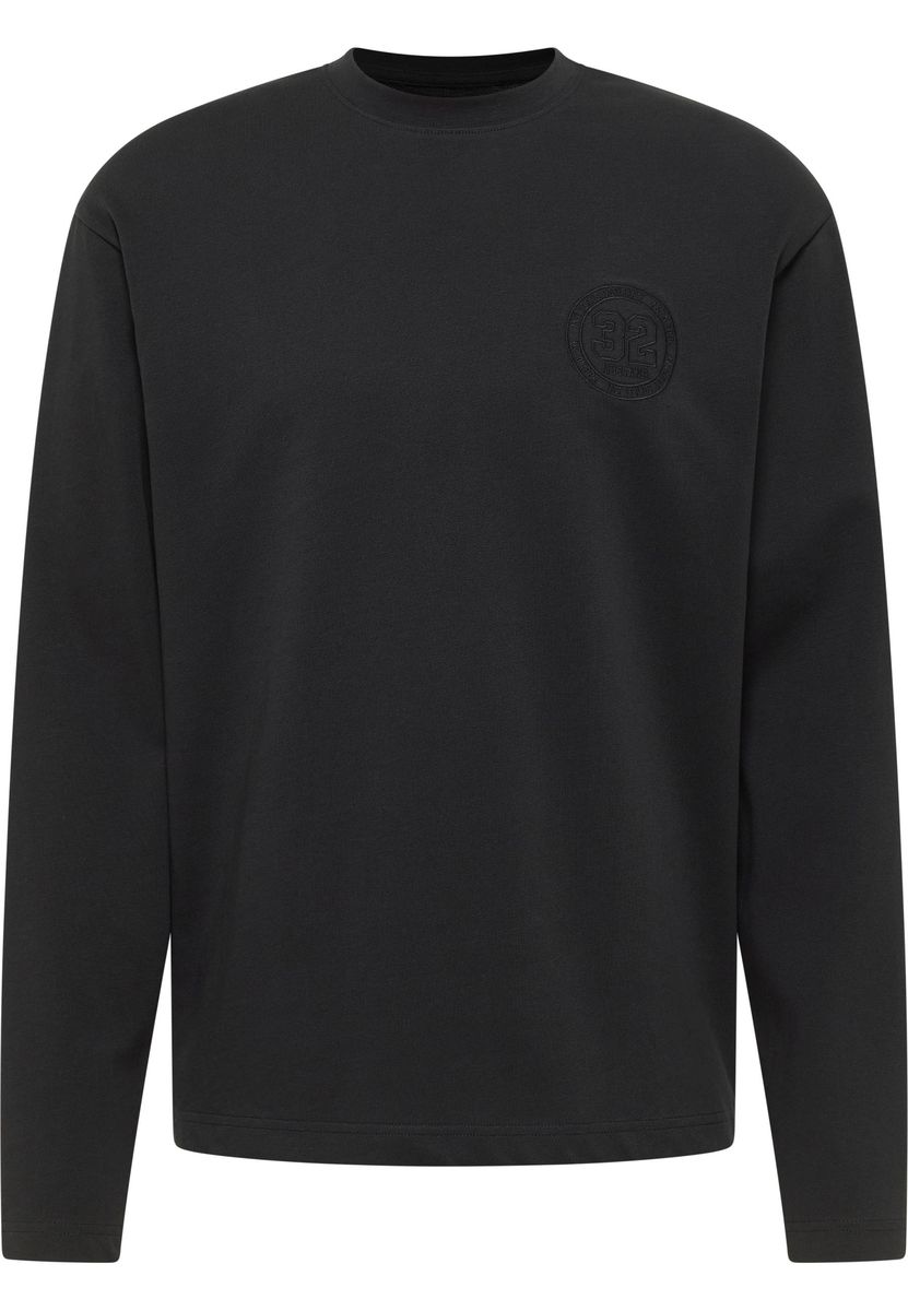 Klassisches Langarmshirt mit Rundhalsausschnitt