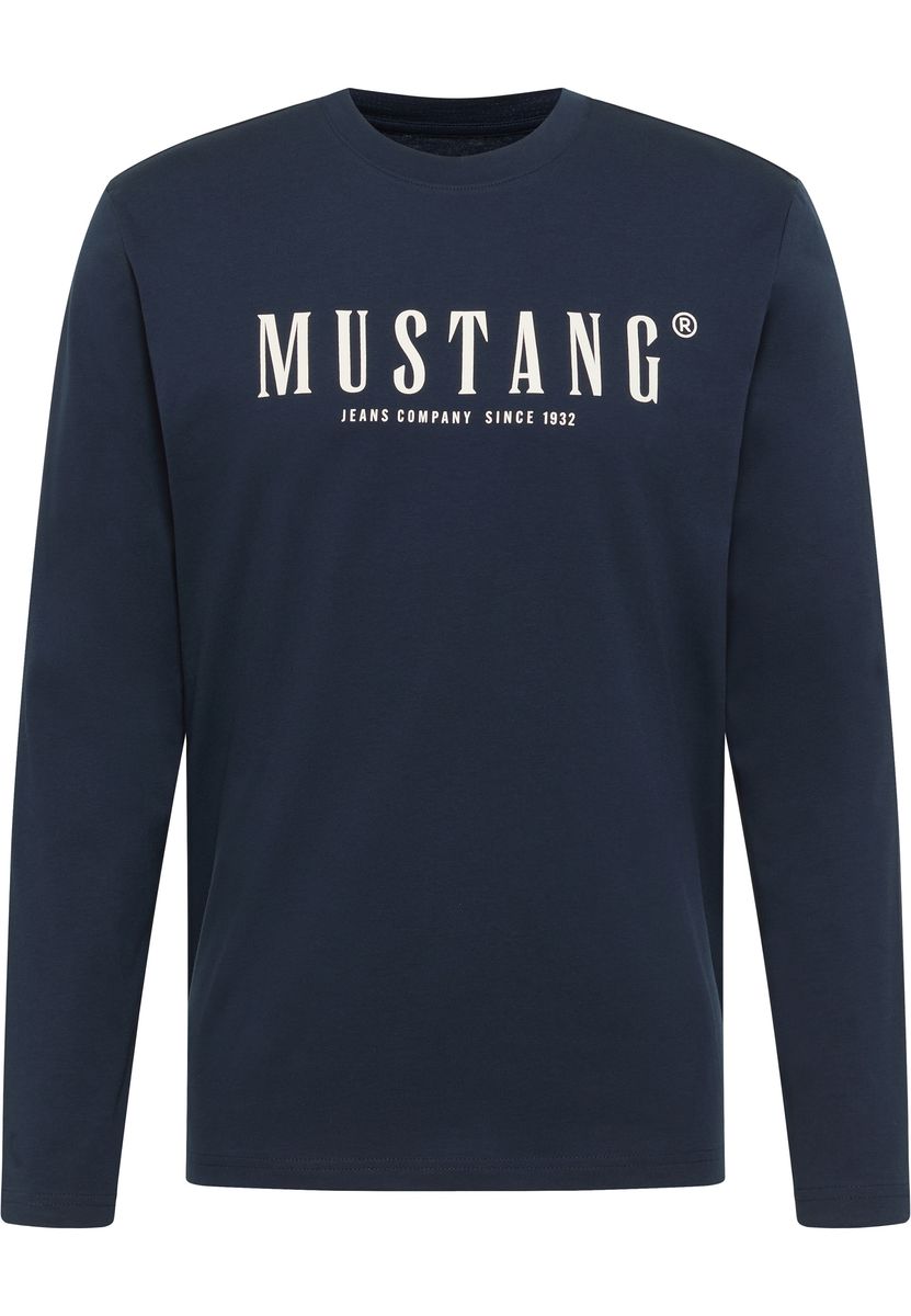 Klassisches Langarm-Baumwoll-T-Shirt