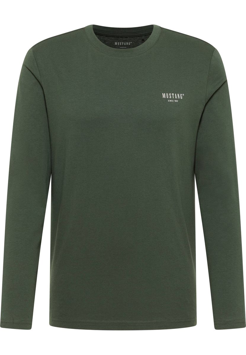 Klassisches Langarm Baumwoll T-Shirt