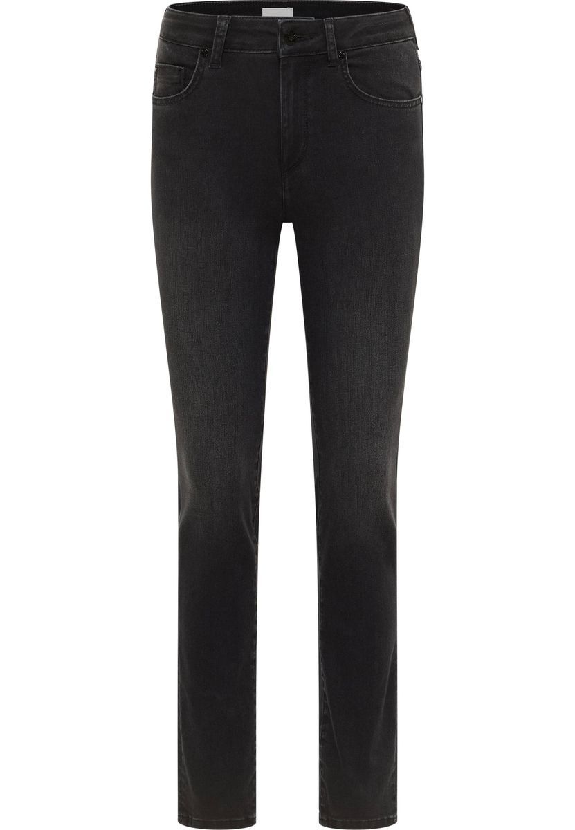 Schmal geschnittene Jeans in dunkler Waschung