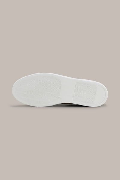 Ludwig Reiter Brauner Wildleder-Sneaker mit weißer Sohle