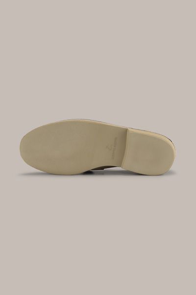 Ludwig Reiter beige Wildleder Penny Loafer klassisches Design