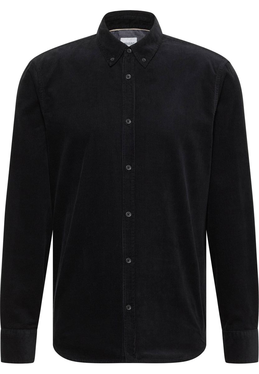 Klassisches Cordhemd mit Knopfleiste