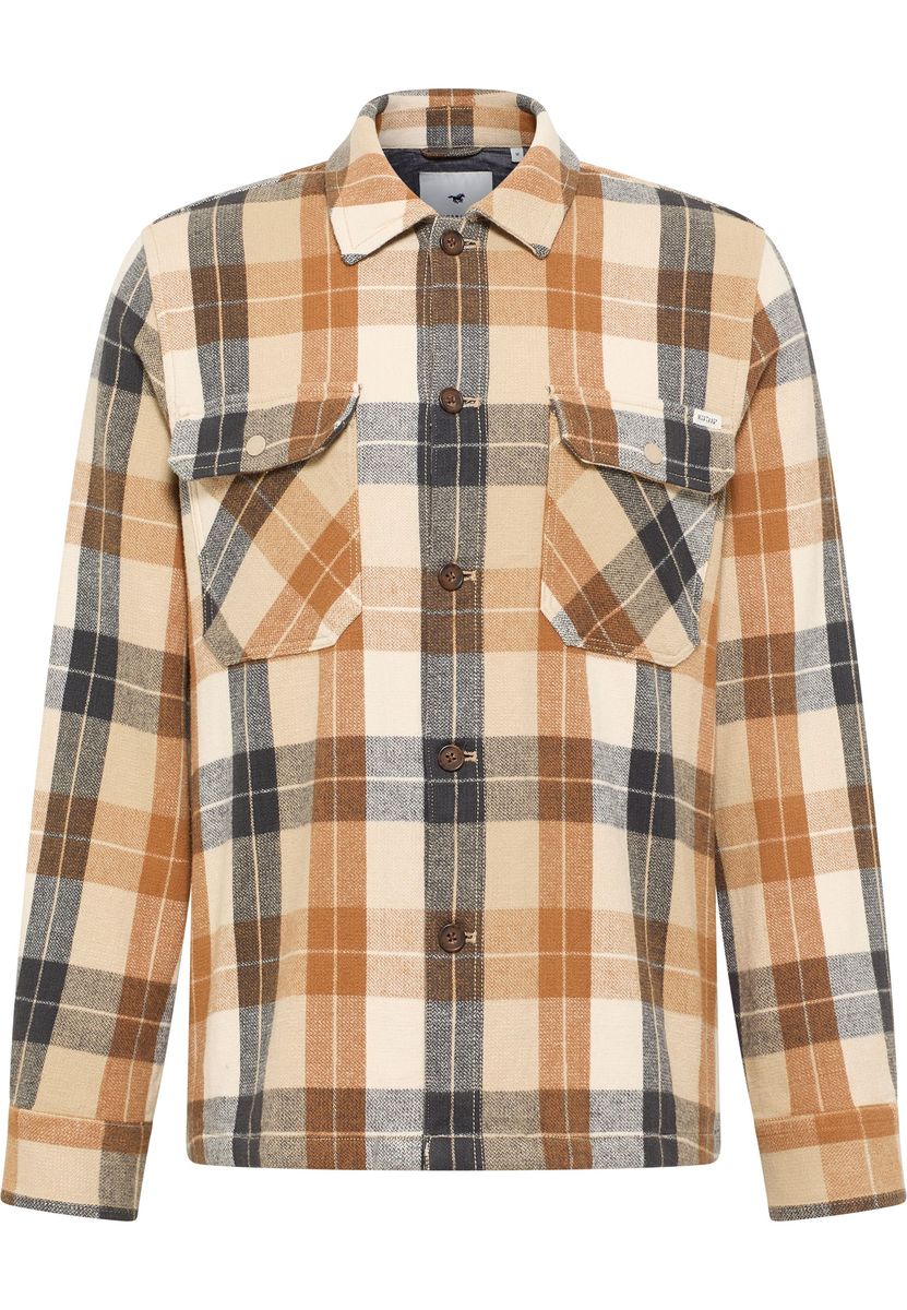 Klassische Flanell-Hemdjacke mit Karomuster