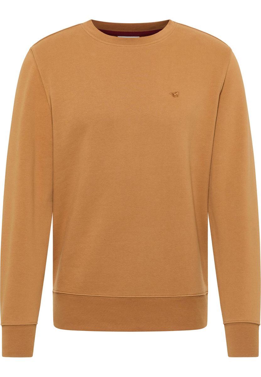 Klassisches Baumwoll-Sweatshirt mit Rundhalsausschnitt