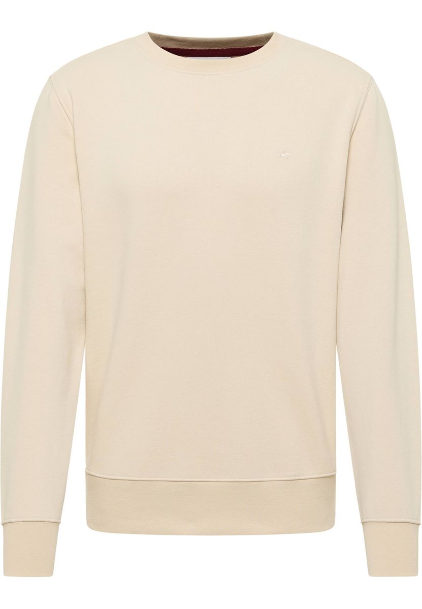 Klassisches Baumwoll-Sweatshirt mit Rundhalsausschnitt