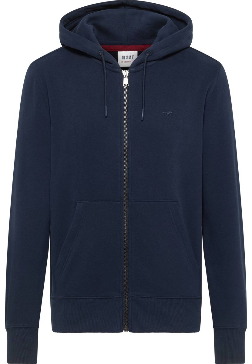 Lässiger Zip-Hoodie aus Baumwolle