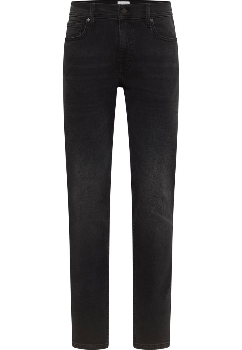 Schmal geschnittene Jeans mit dunkler Waschung