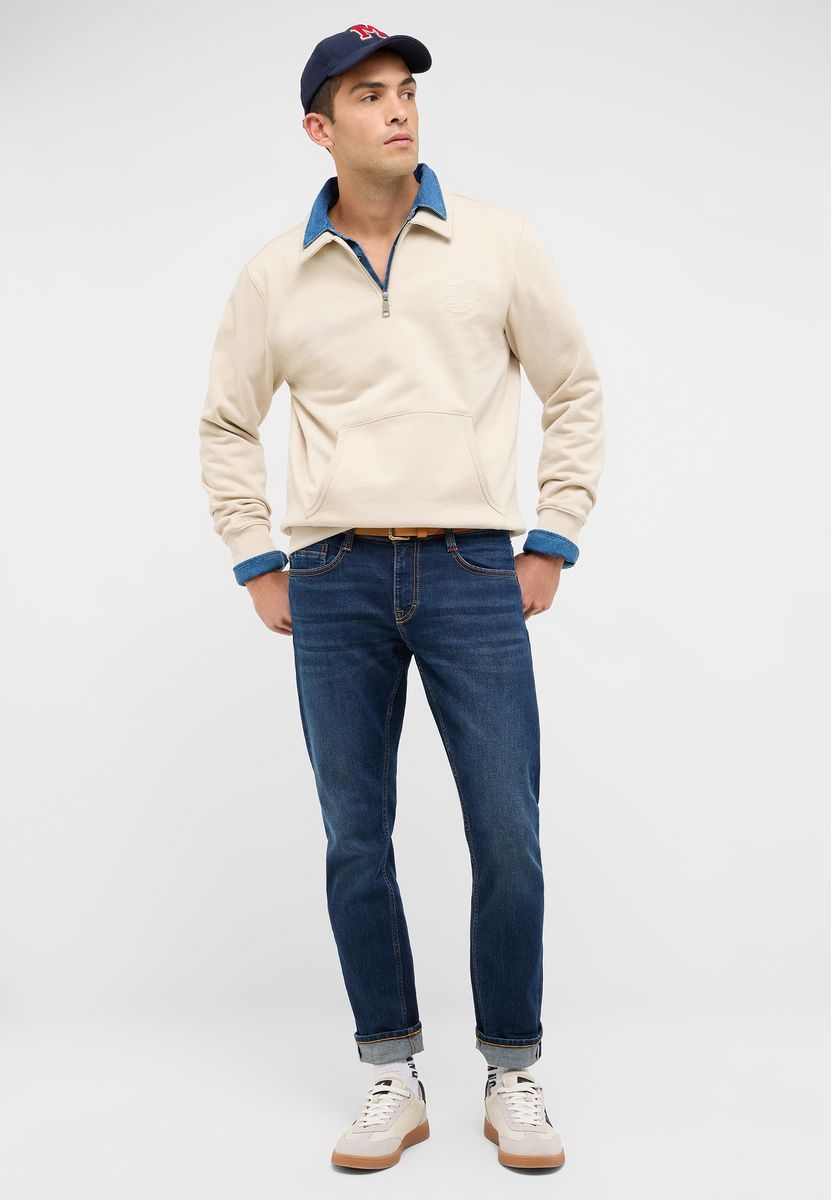 Klassische schmale Selvedge Denim Jeans