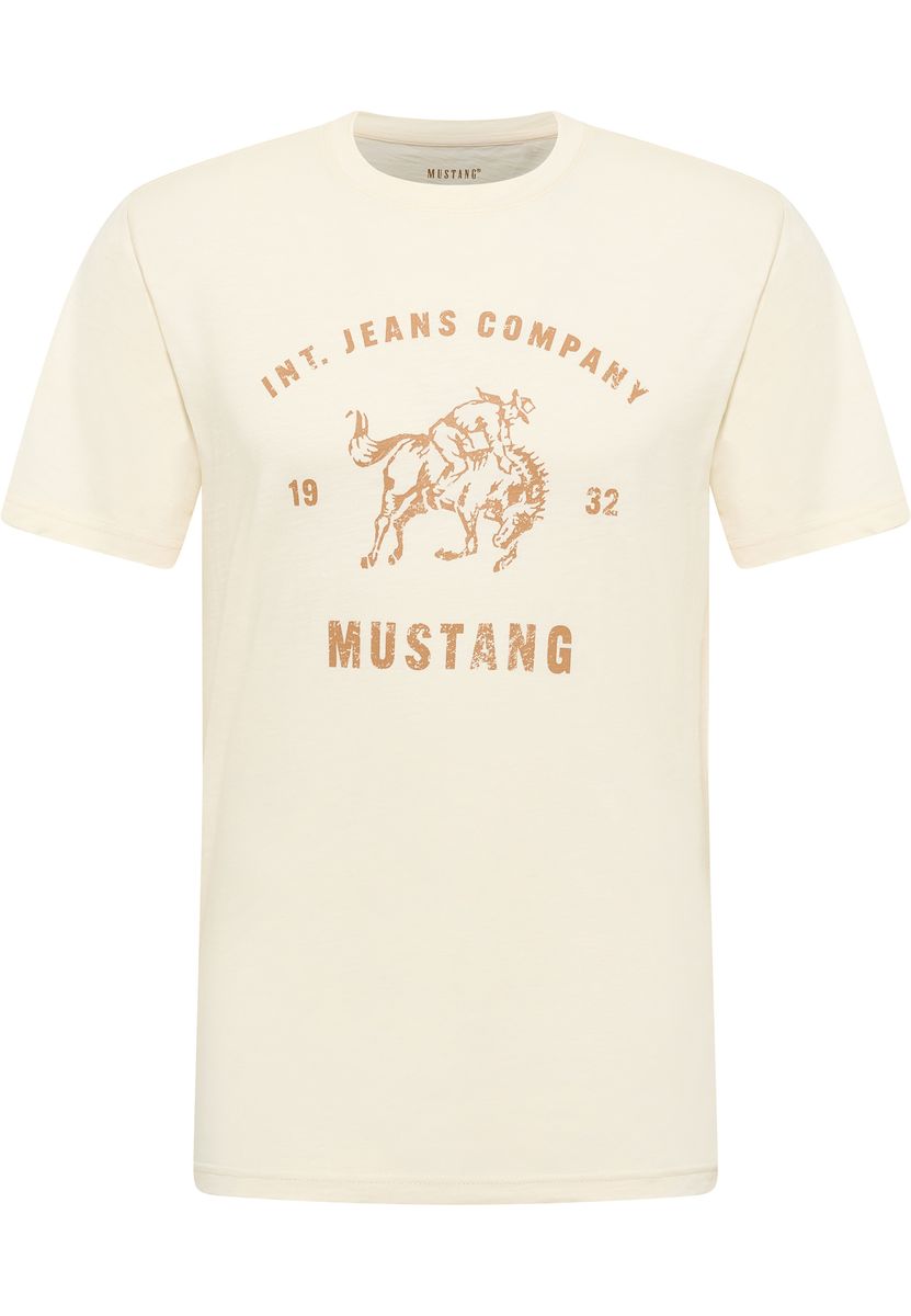 Klassisches Baumwoll-T-Shirt mit Grafikprint