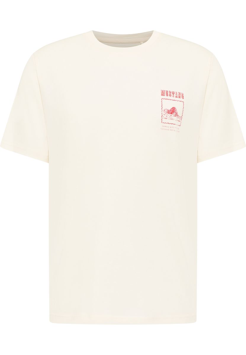 Klassisches Baumwoll-T-Shirt mit Grafikprint