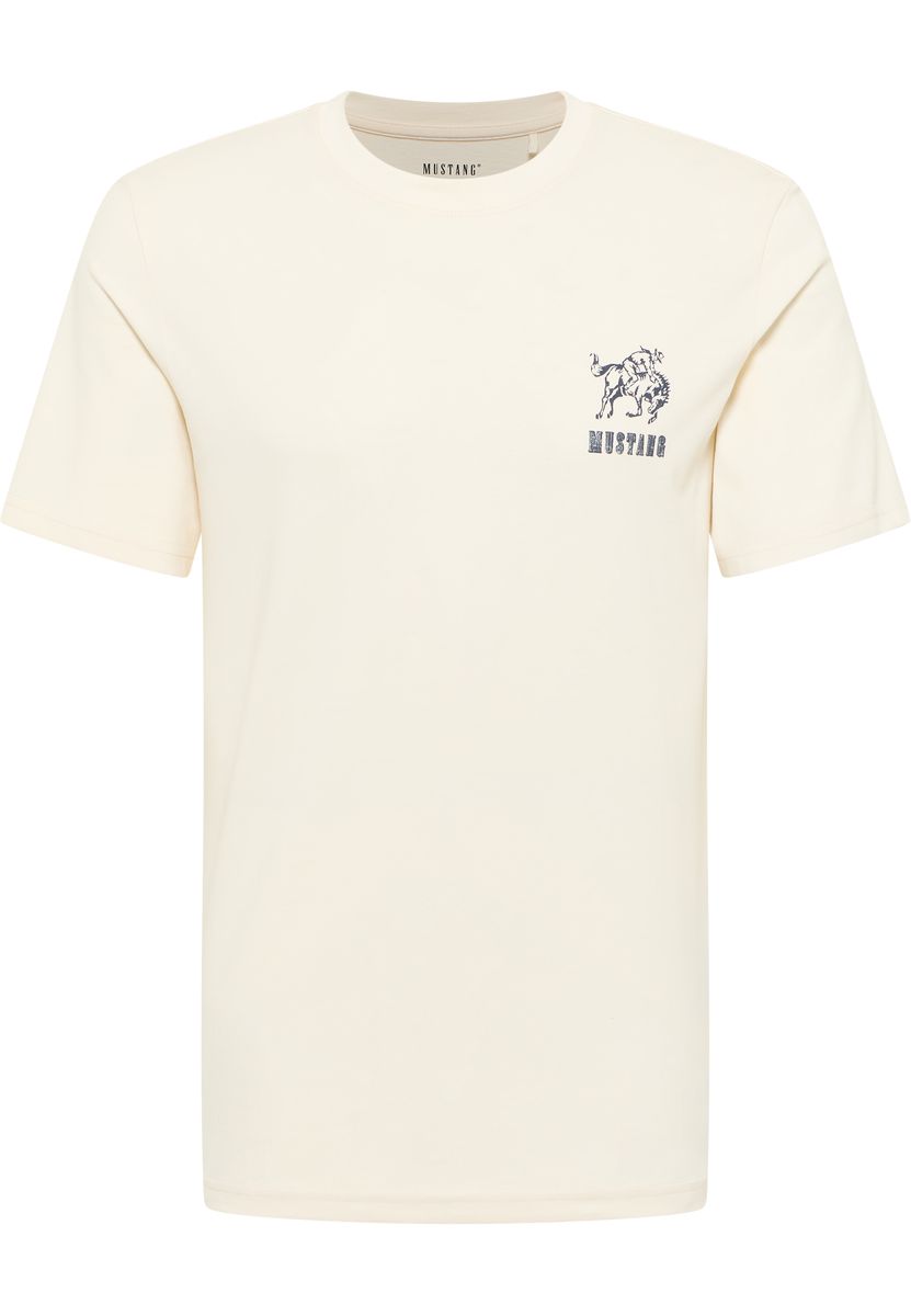 Klassisches Baumwoll-T-Shirt mit Grafikprint