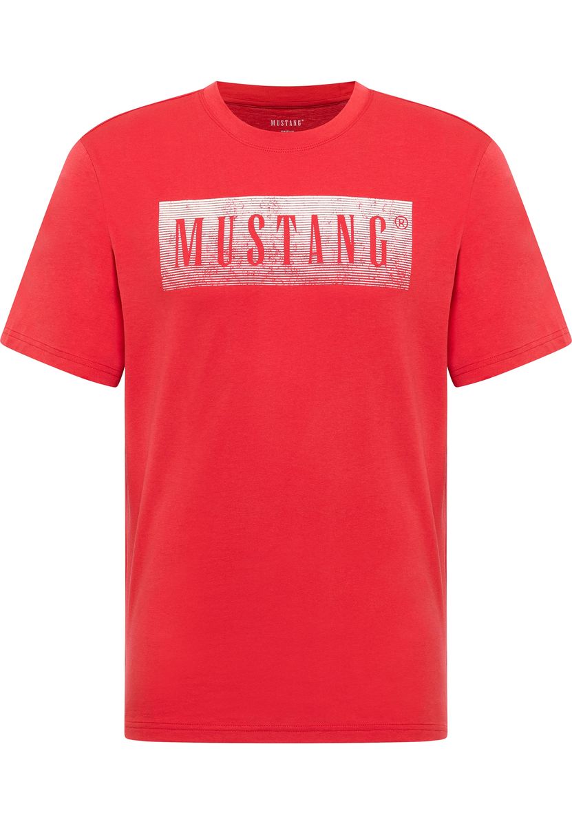 Mustang Herren T-Shirt Style Austin, rot