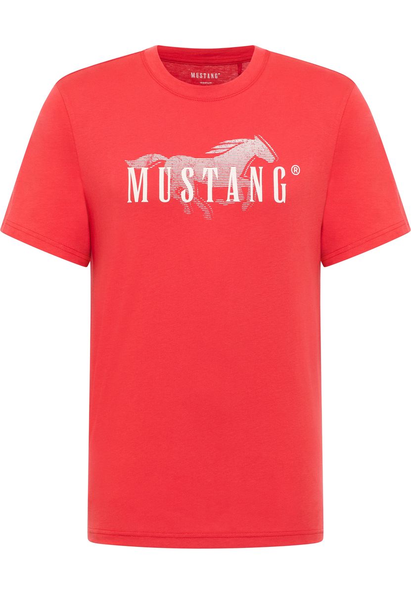 Mustang Herren T-Shirt Style Austin, rot