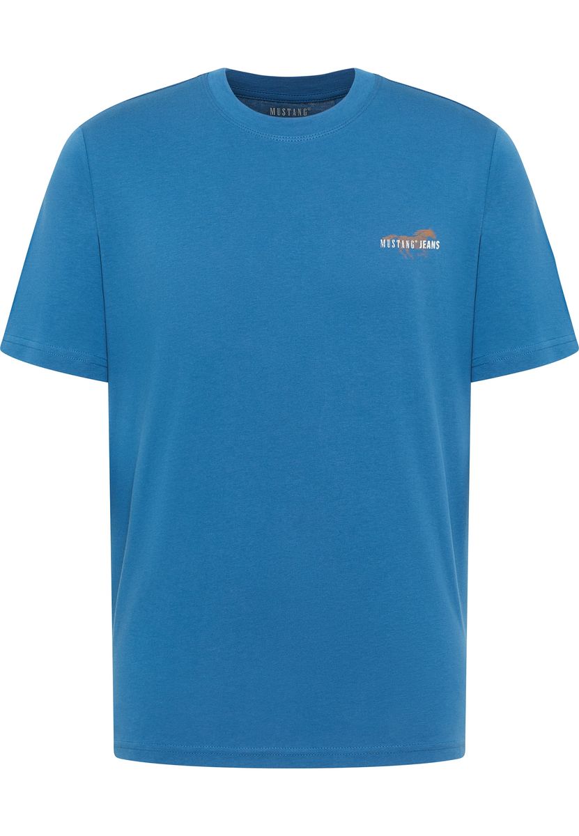 Klassisches Baumwoll-T-Shirt mit Rundhalsausschnitt