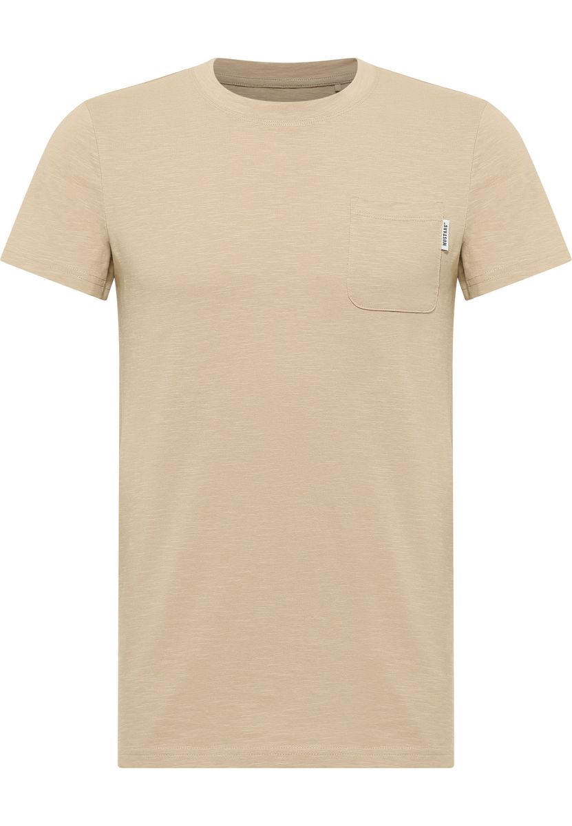 Klassisches Baumwoll T-Shirt mit Rundhalsausschnitt
