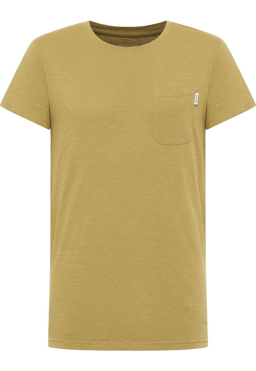Lässiges Baumwoll-T-Shirt mit Rundhalsausschnitt