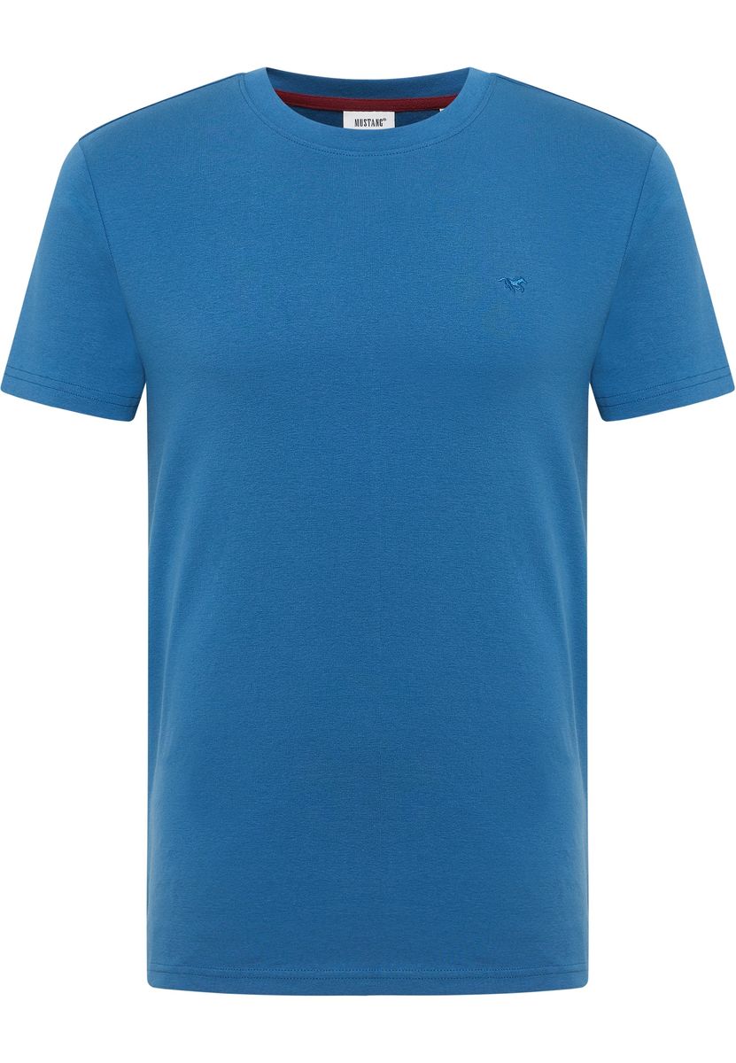 Klassisches Baumwoll T-Shirt mit Rundhalsausschnitt