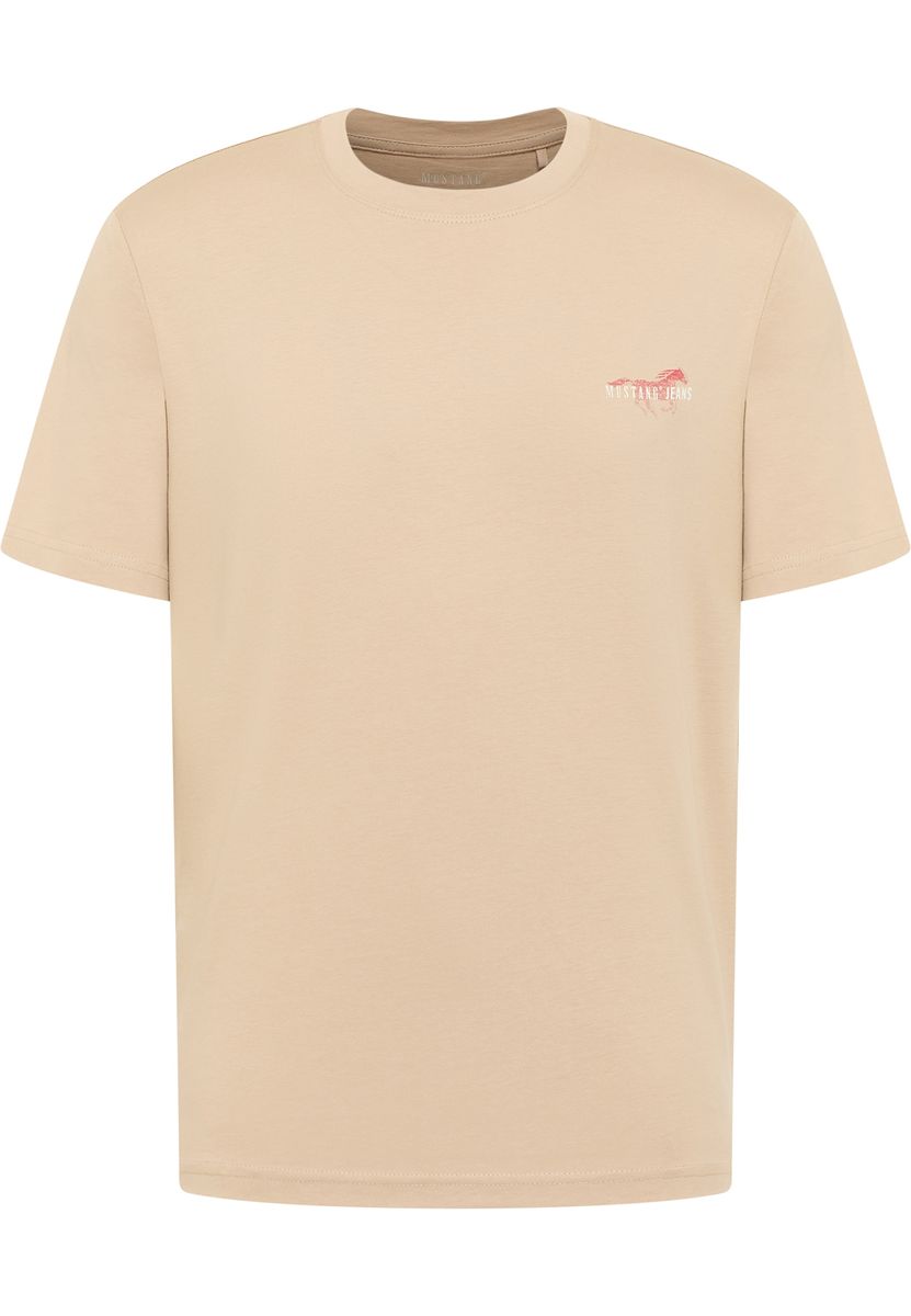 Mustang Herren T-Shirt Style Austin, beige