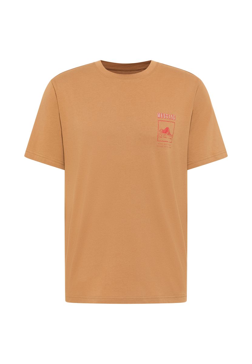 Lässiges Baumwoll-T-Shirt mit Grafikdruck