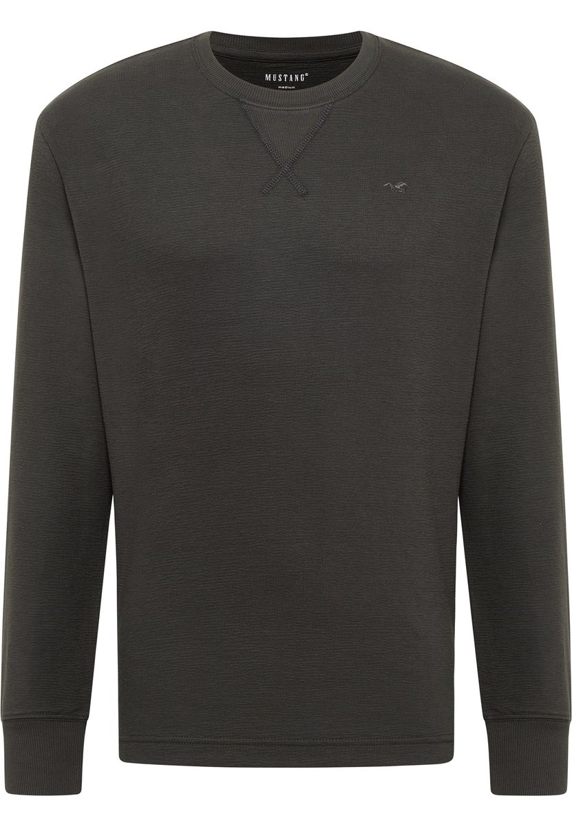 Minimalistisches Langarmshirt mit Struktur