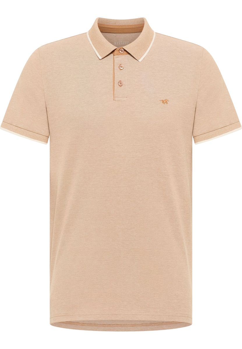 Polohemd mit kurzem Arm und Kragenbesatz