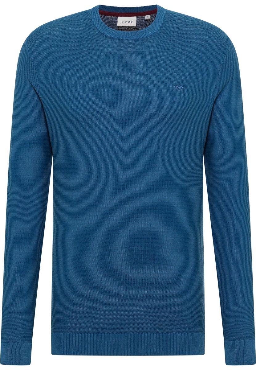 Klassischer Strickpullover mit Rundhalsausschnitt