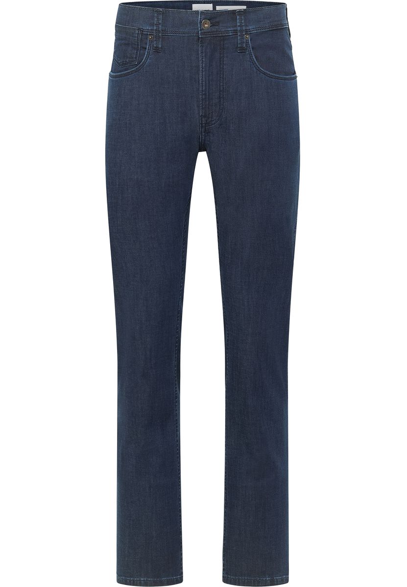 Klassische Jeans mit geradem Bein in dunkler Waschung