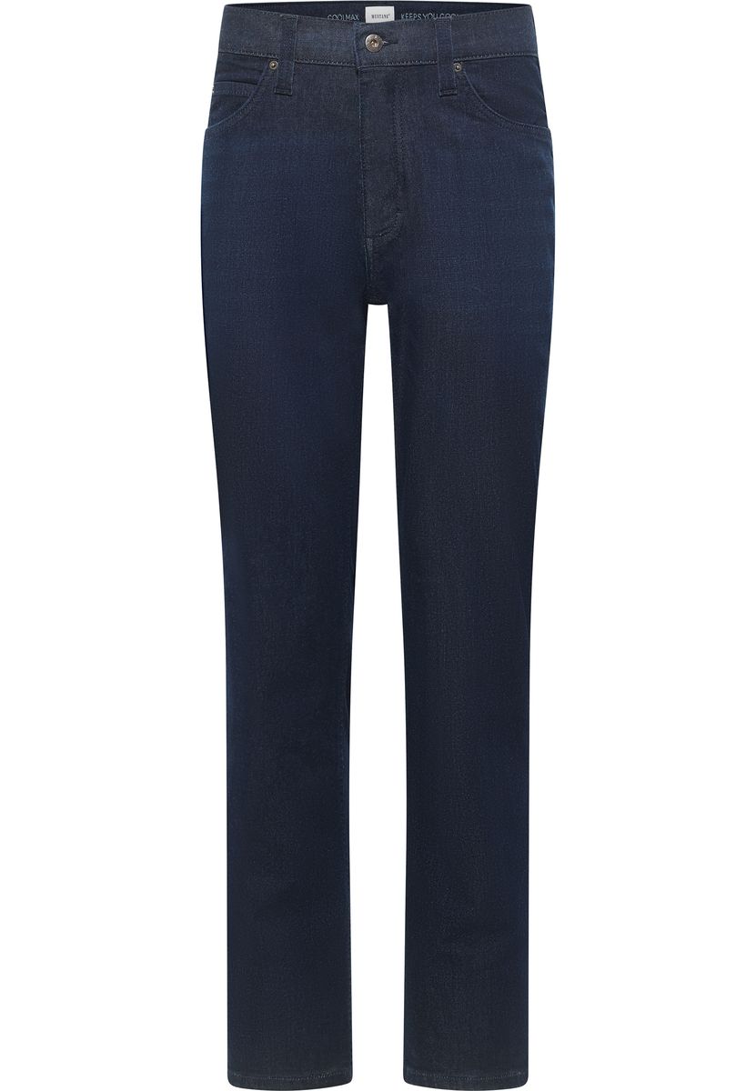 Dunkelwasch Gerade Jeans