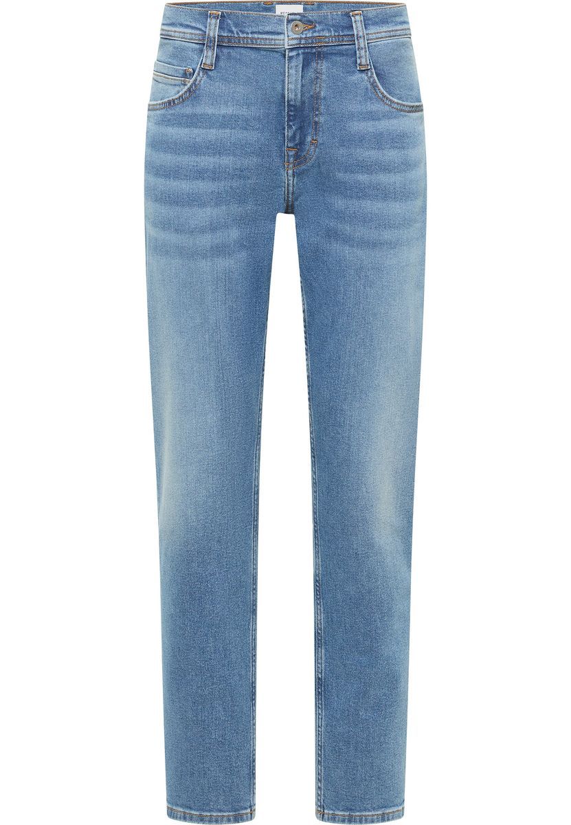 Gerade geschnittene Jeans aus Medium-Wash-Denim
