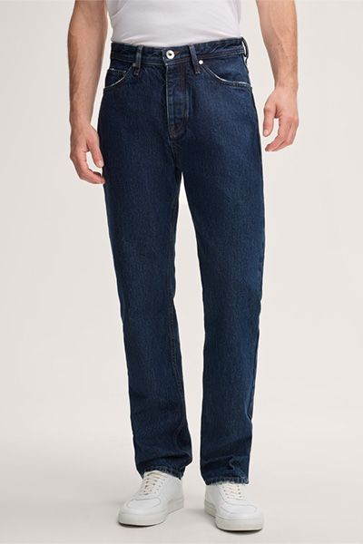 Windsor Rome Jeans aus Dunkelblauem Italienischem Baumwoll-Denim